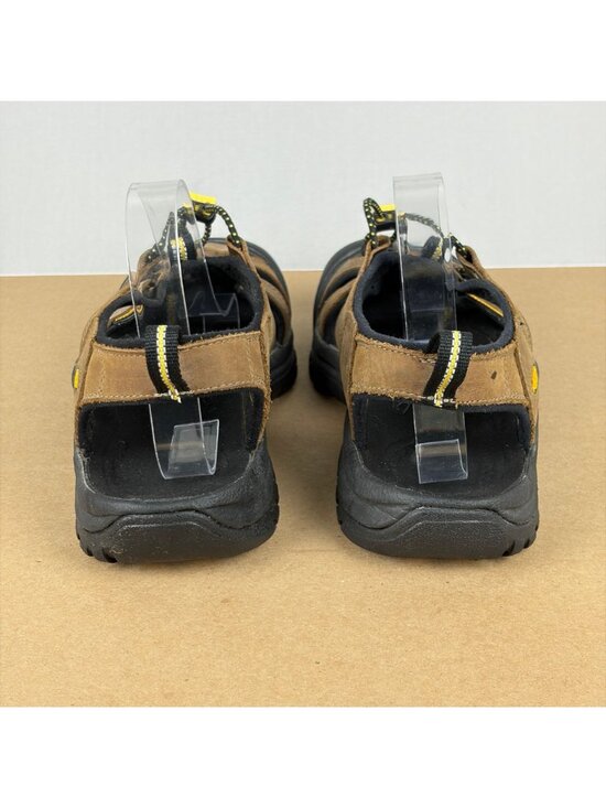 Keen Sarasota Leather Hiking Sandals Mens 9 Brown Bungee Lace Closed Toe main image 3